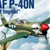 ACADEMY 12341 Curtiss P-40N USAAF Battle of Imphal | Flugzeug Bausatz 1:48