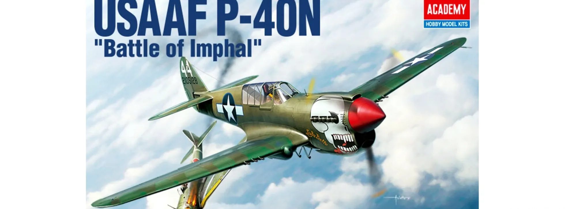 ACADEMY 12341 Curtiss P-40N USAAF Battle of Imphal | Flugzeug Bausatz 1:48