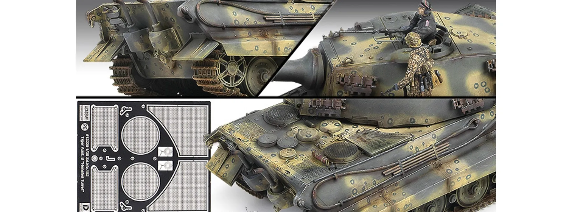 ACADEMY 13229 Königstiger Letzte Produktion | Militär Bausatz 1:35