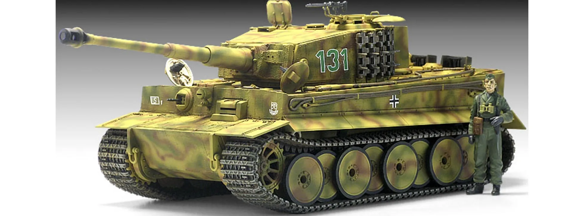 ACADEMY 13287 Tiger I Mid Production | Militär Bausatz 1:35