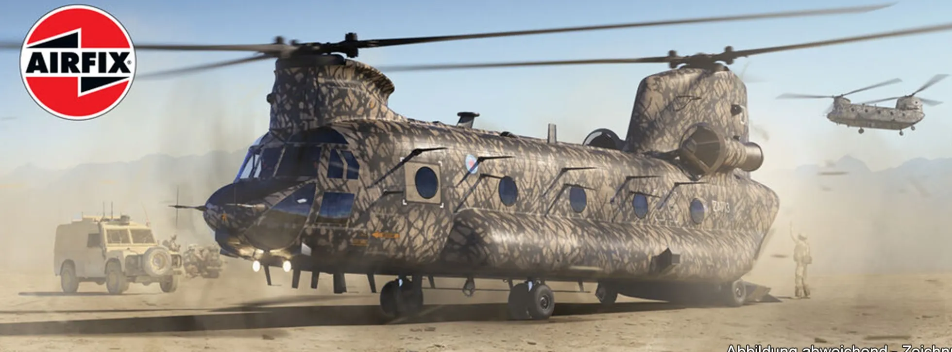 Airfix A06024 Boeing Chinook HC.1 Late | Hubschrauber Bausatz 1:72