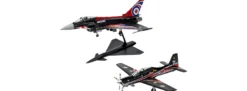 Airfix A40003 Eurofighter Typhoon FGR.4 mit Shorts Tucano T.1 | Twin Pack | Flugzeug Bausatz 1:72