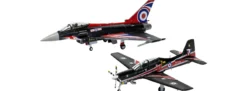 Airfix A40003 Eurofighter Typhoon FGR.4 mit Shorts Tucano T.1 | Twin Pack | Flugzeug Bausatz 1:72