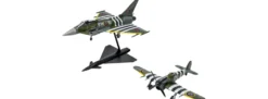 Airfix A40001 Eurofighter Typhoon FGR.4 mit Hawker Typhoon Mk.IB | Twin Pack | Flugzeug Bausatz 1:72