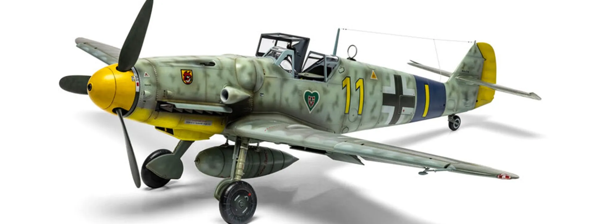 Airfix A17003 Messerschmitt Bf109G-5/6 | Flugzeugbausatz 1:24