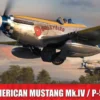 Airfix A05137 North American Mustang Mk.IV P-51K Mustang | Flugzeug Bausatz 1:48