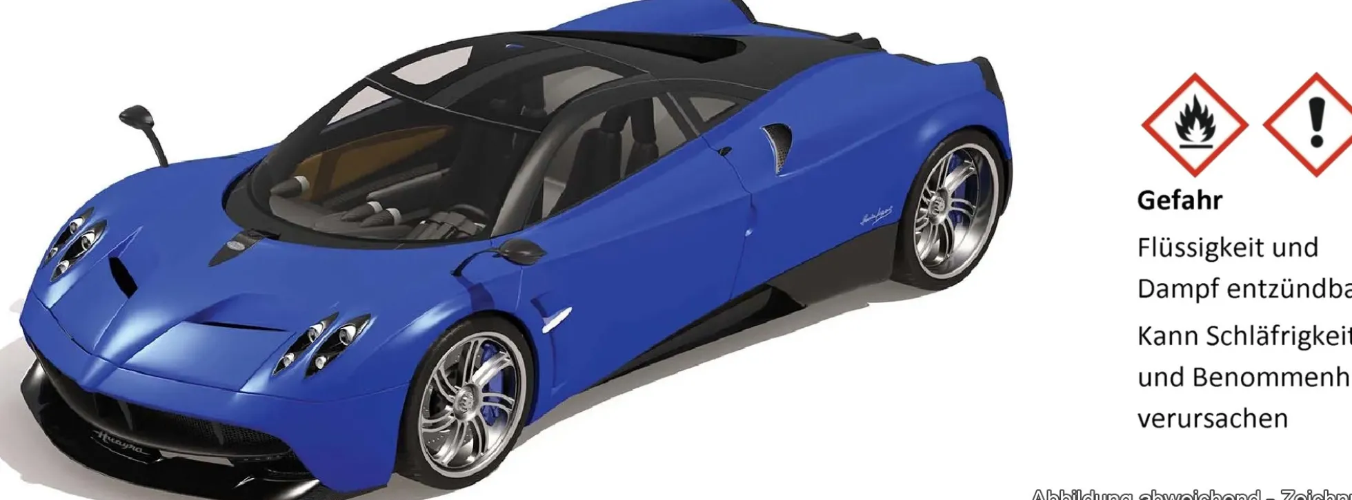 Airfix A55008 Pagani Huayra Starter Set | Auto Bausatz 1:43