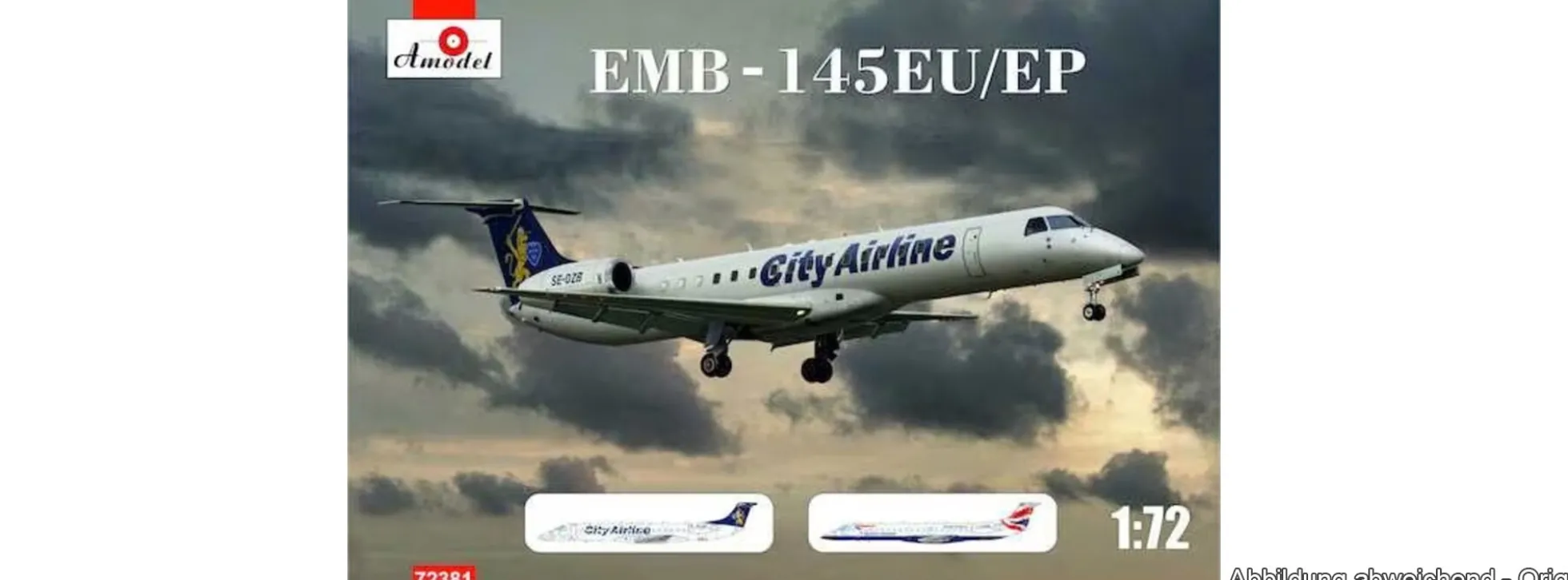 Amodel 72381 Embraer EMB-145EU/EP | Flugzeug Bausatz 1:72