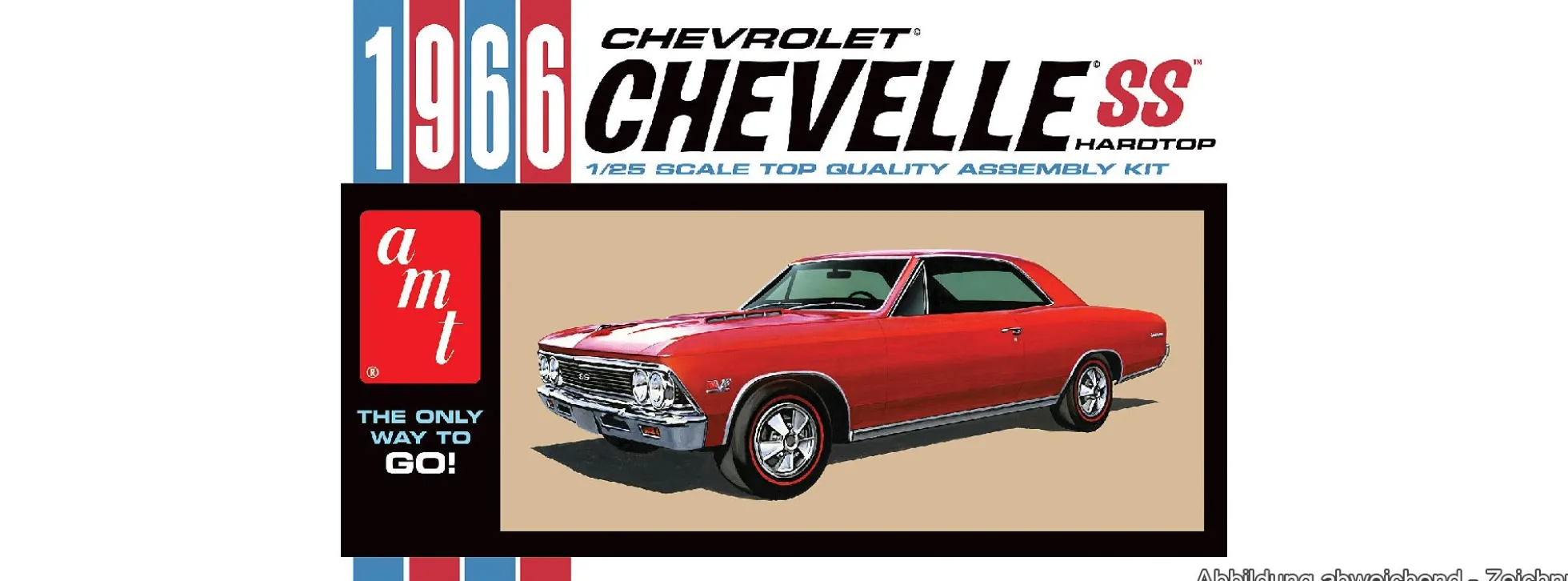 AMT 1342 1966 Chevy Chevelle SS Hardtop | Auto Bausatz 1:25