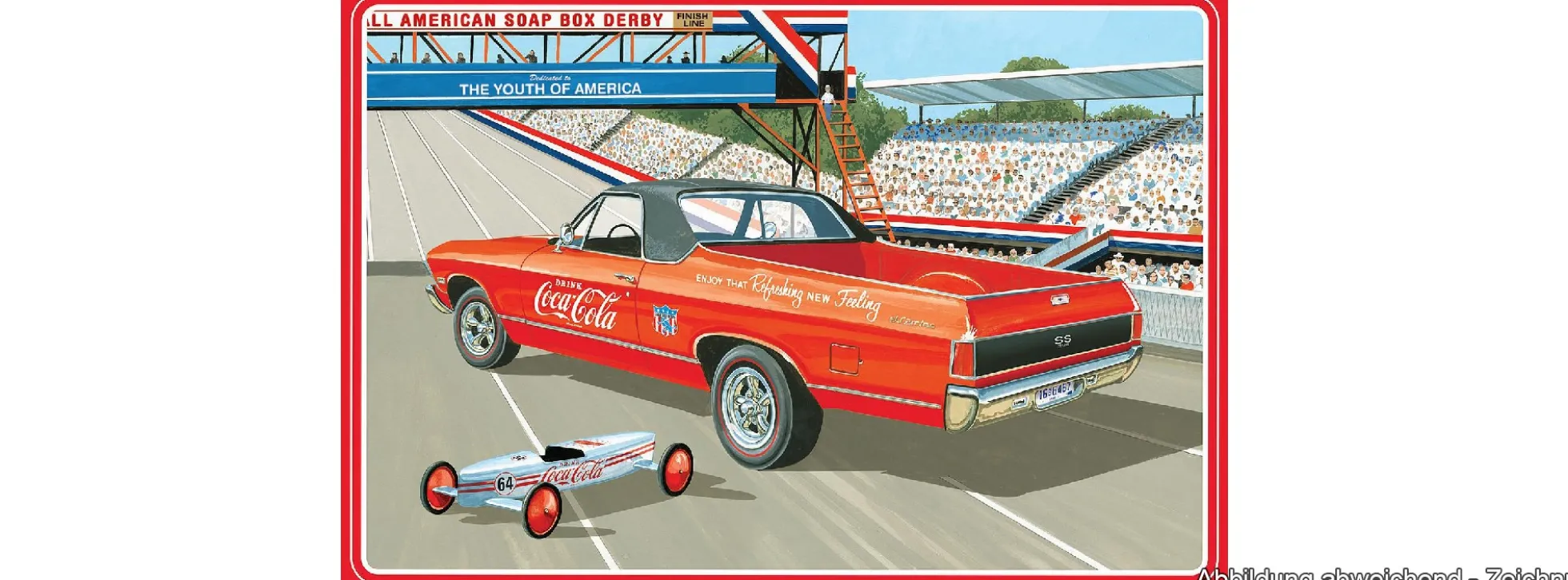 AMT 1362 1968 Chevy El Camino SS | Auto Bausatz 1:25