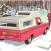 AMT 1412 Ford F-100 Camper Pickup | Auto Bausatz 1:25
