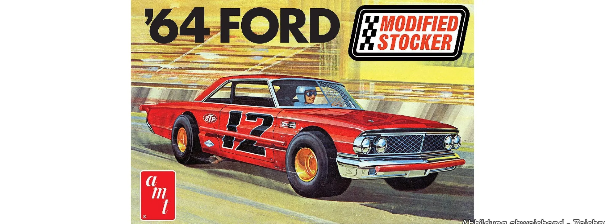 AMT 1383 1964 Ford Galaxie Modified Stocker | Auto Bausatz 1:25