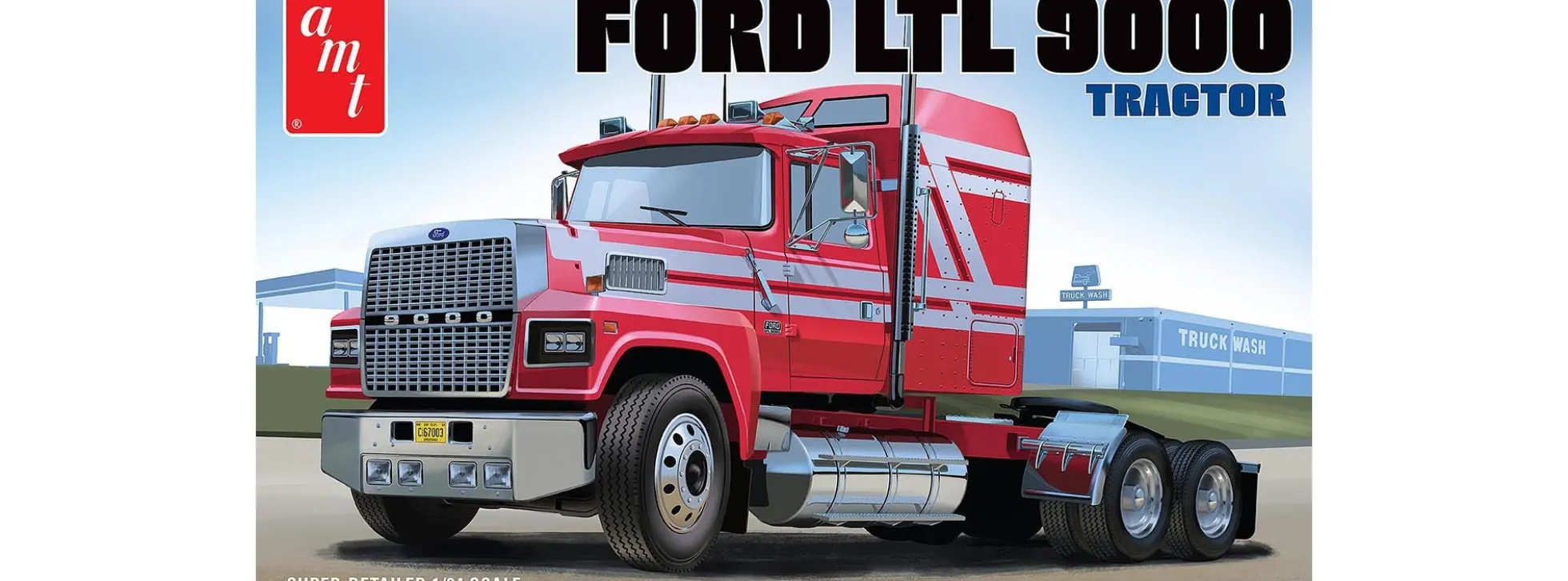 AMT 591238 Ford LTL 9000 Semi Tractor | LKW-Bausatz 1:24