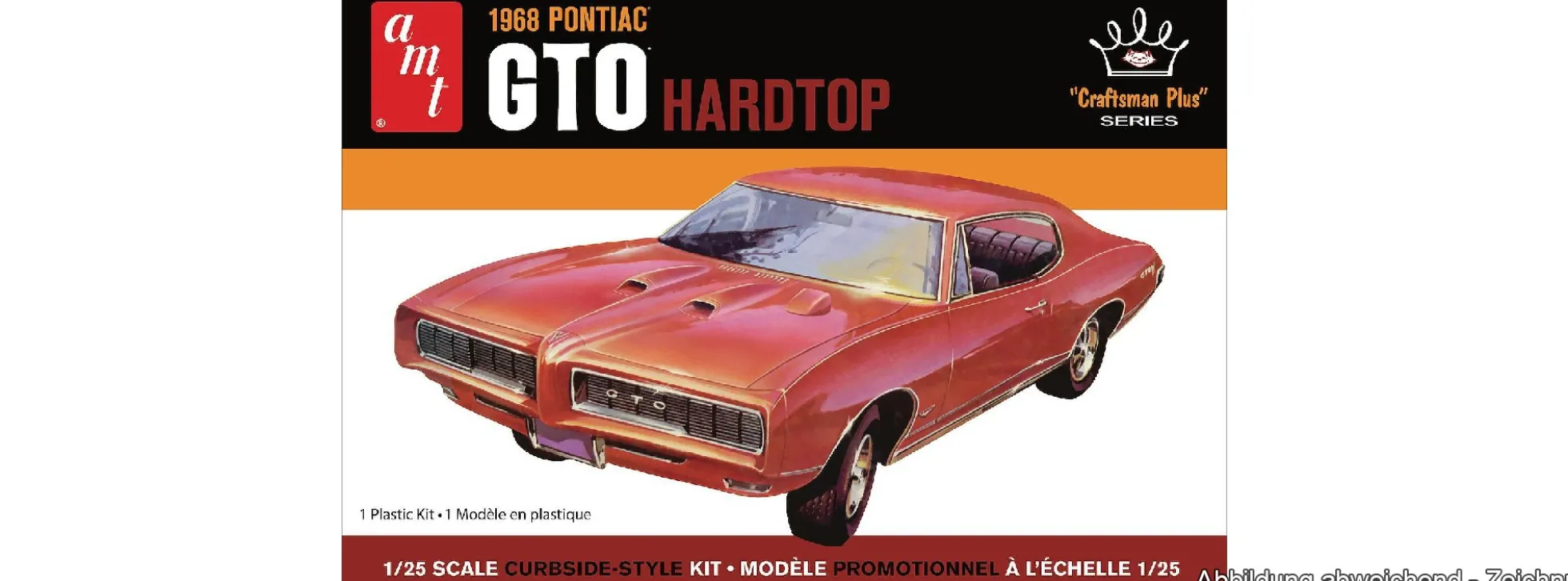 AMT 1411M 1968 Pontiac GTO Hardtop | Auto Bausatz 1:25