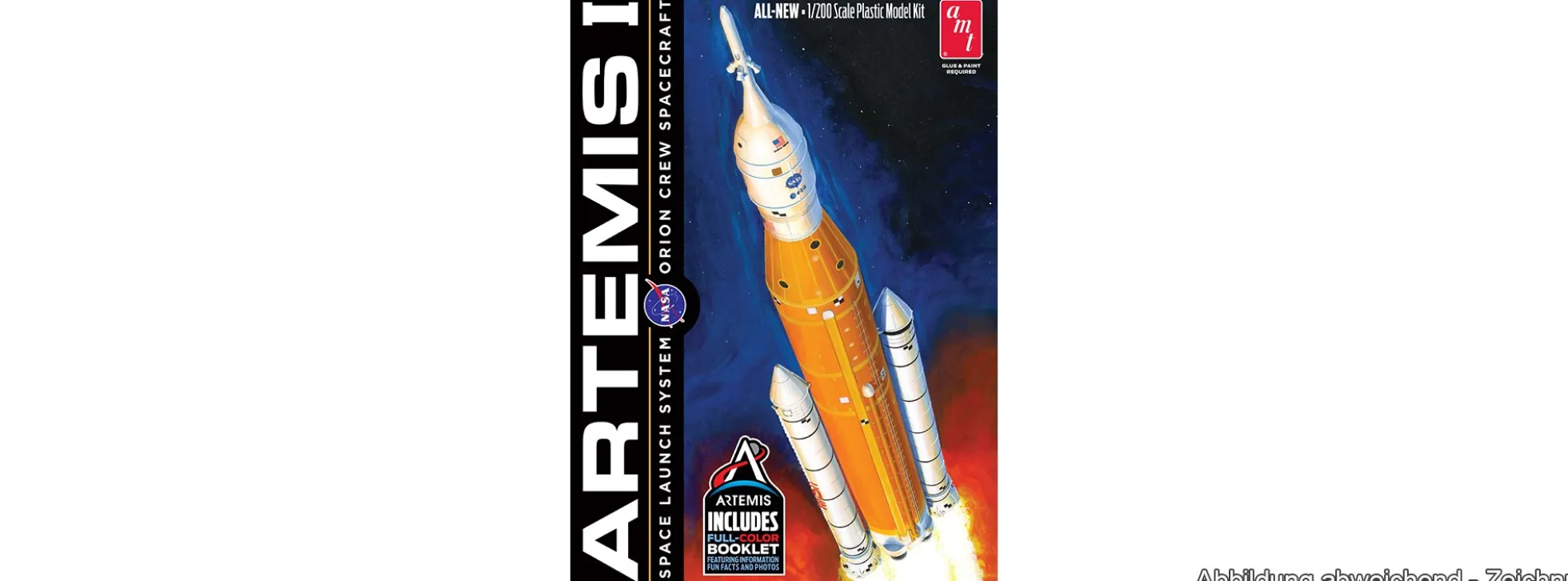 AMT 1423 NASA Artemis-1 Rakete | Raumfahrt Bausatz 1:200