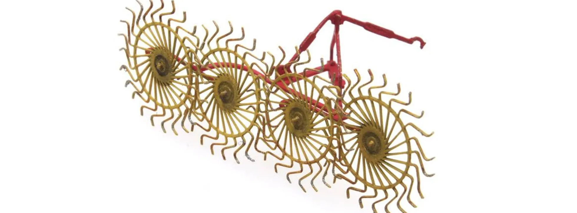 Artitec 387.280 Acrobat Heuwender rot-gelb | Landwirtschaftsmodell 1:87