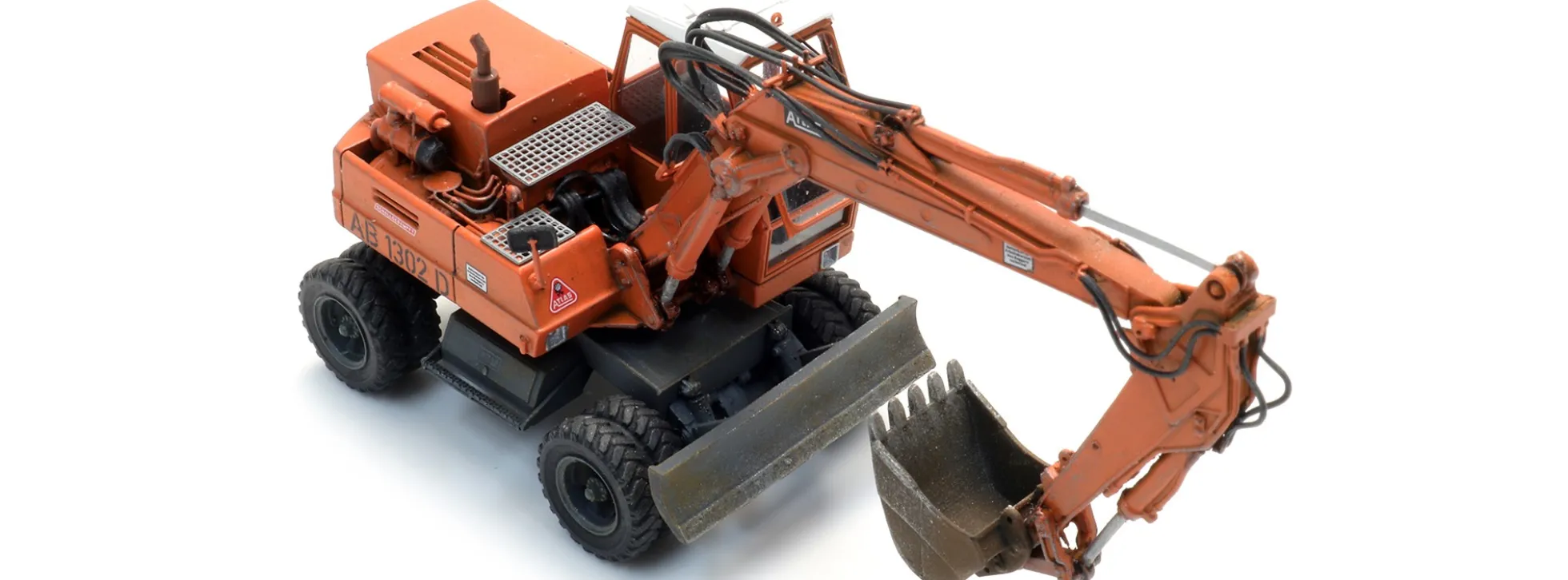 Artitec 10.440 Atlas 1302 Bagger | unbemalt | Baumaschinenmodell Bausatz 1:87