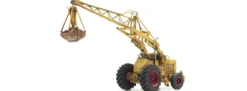 Artitec 387.378 Bischoff Polytrac mit Greifer gelb | Baumaschinenmodell 1:87