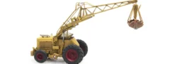 Artitec 387.378 Bischoff Polytrac mit Greifer gelb | Baumaschinenmodell 1:87