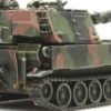 Artitec 6870098 BRD M109 A3G Flecktarnung Eisenbahntransport | Panzermodell 1:87
