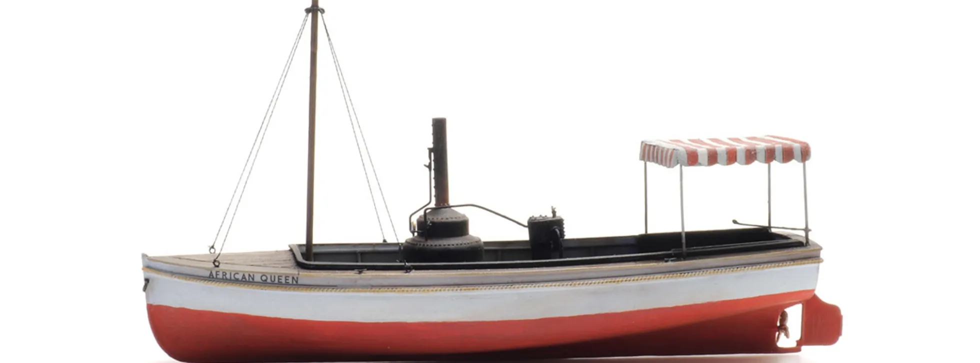 Artitec 387.460 Dampfbarkasse African Queen 109mm | Schiffsmodell 1:87