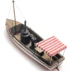 Artitec 387.461 Dampfbarkasse African Queen Wasserlinie 109mm | Schiffsmodell 1:87
