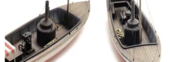 Artitec 387.461 Dampfbarkasse African Queen Wasserlinie 109mm | Schiffsmodell 1:87