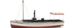 Artitec 387.461 Dampfbarkasse African Queen Wasserlinie 109mm | Schiffsmodell 1:87