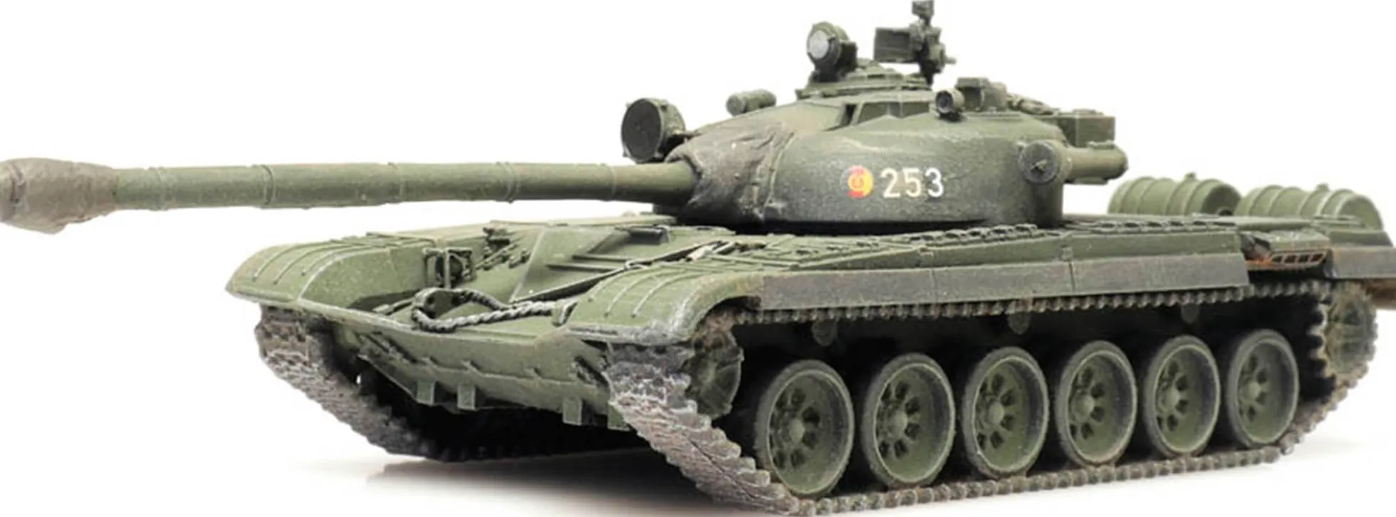 Artitec 6870349 DDR NVA T-72 URAL Eisenbahntransport | Panzermodell 1:87