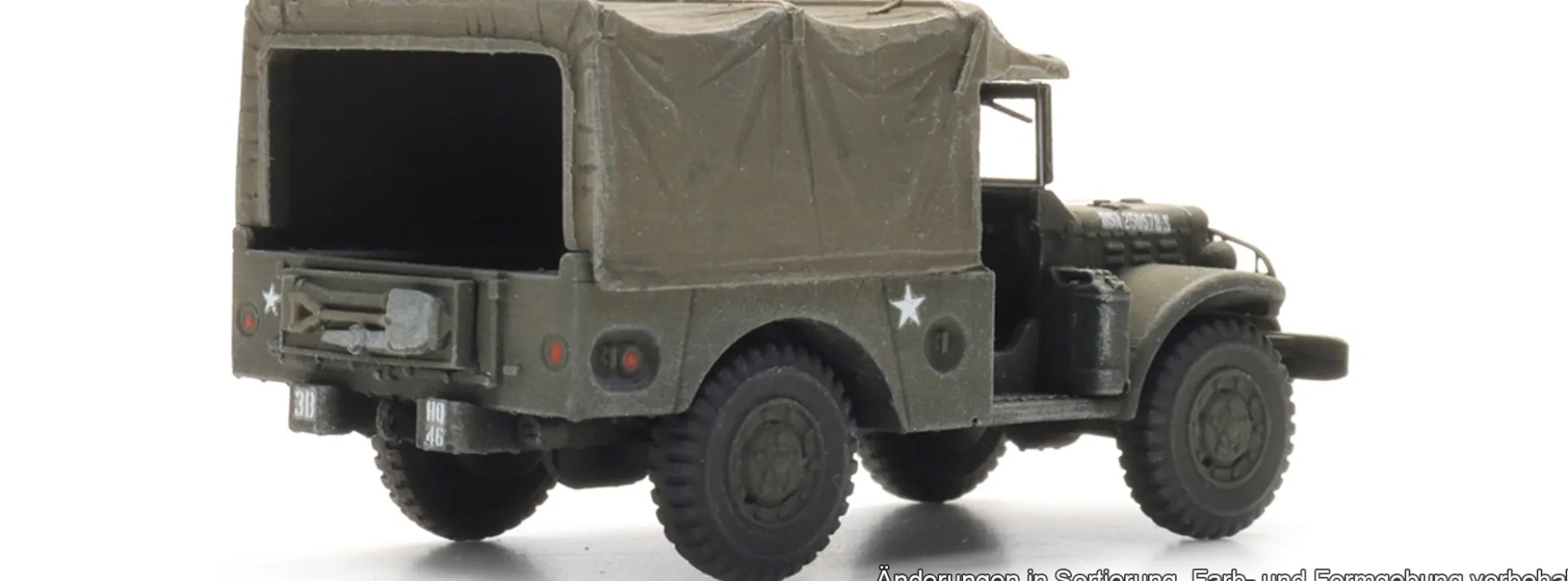 Artitec 6870769 Dodge WC52 mit Winde US Army | Militärmodell 1:87