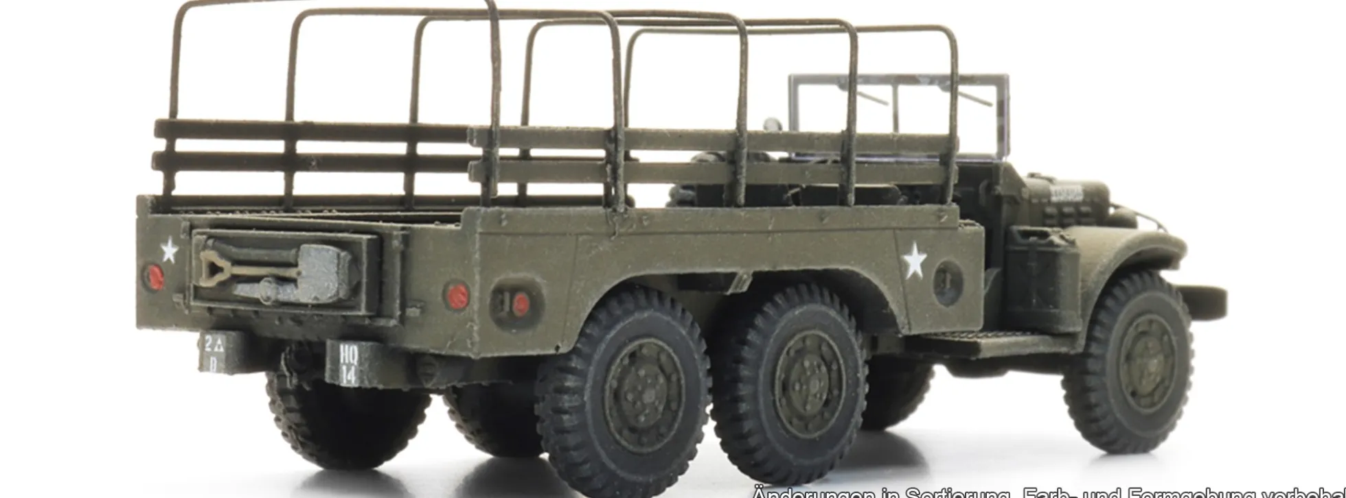 Artitec 6870771 Dodge WC63 mit Winde US Army | Militärmodell 1:87