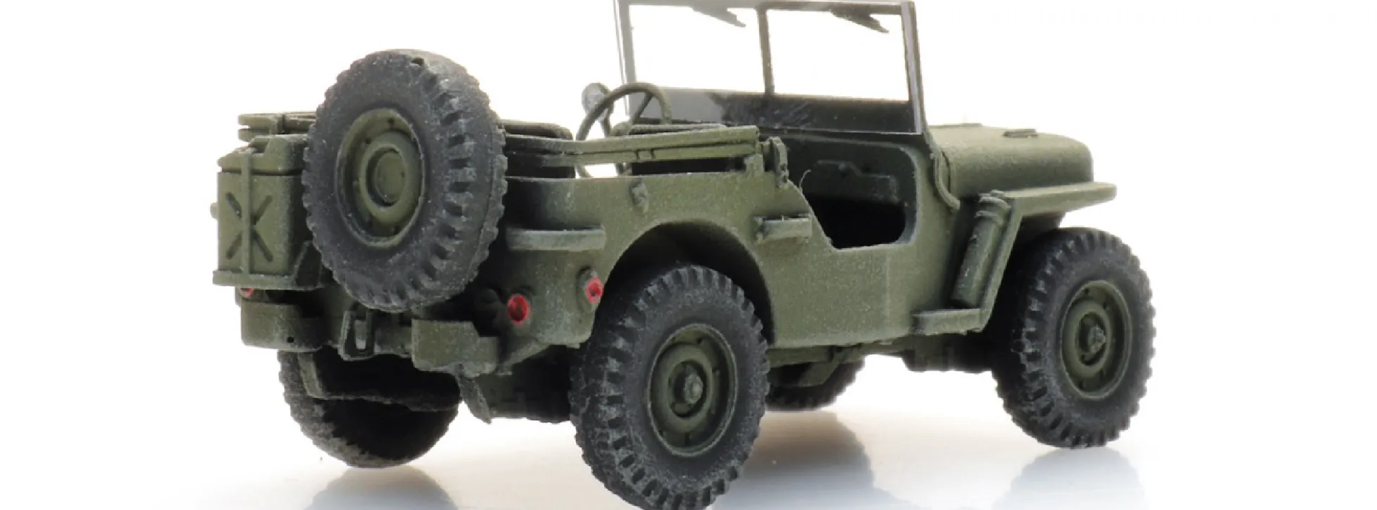 Artitec 6870581 FR M201 Hotchkiss Jeep grün | Militärmodell 1:87