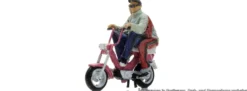 Artitec 387.679 Gilera Citta Moped mit Figuren | Motorradmodell 1:87