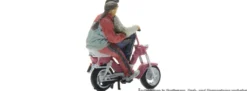 Artitec 387.679 Gilera Citta Moped mit Figuren | Motorradmodell 1:87