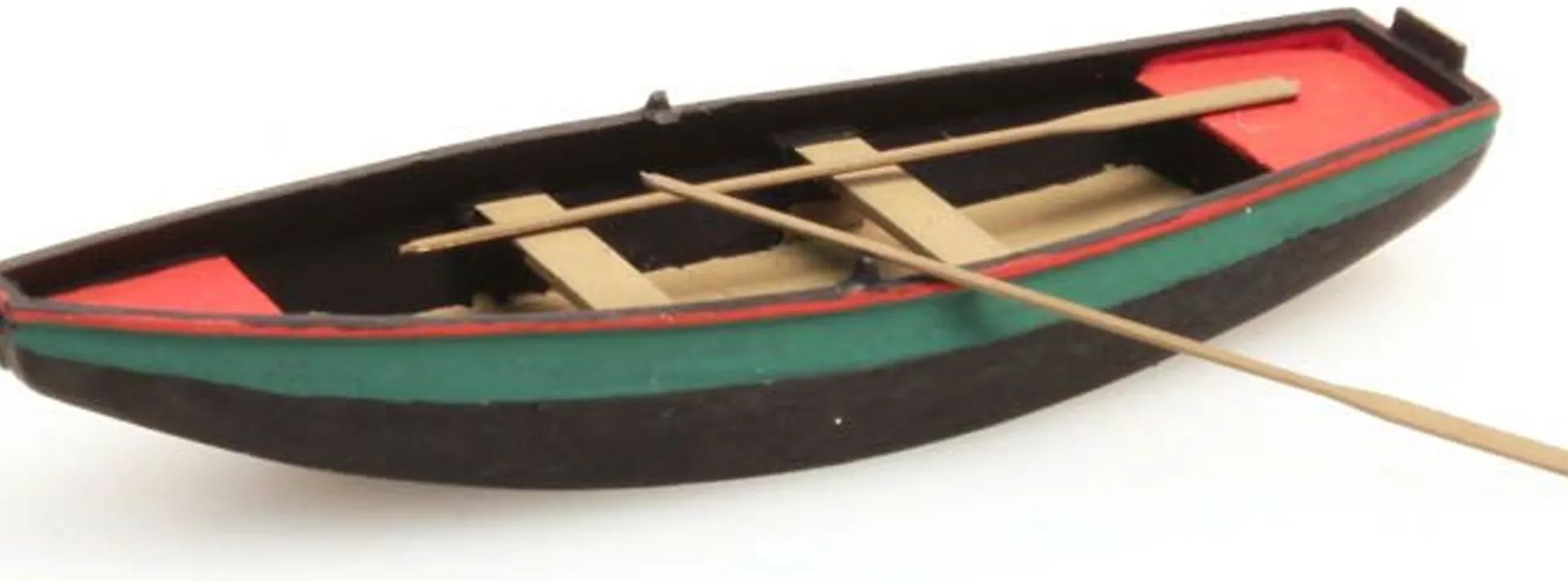 Artitec 387.09-GN Ruderboot Stahl grün | Zubehör Spur H0