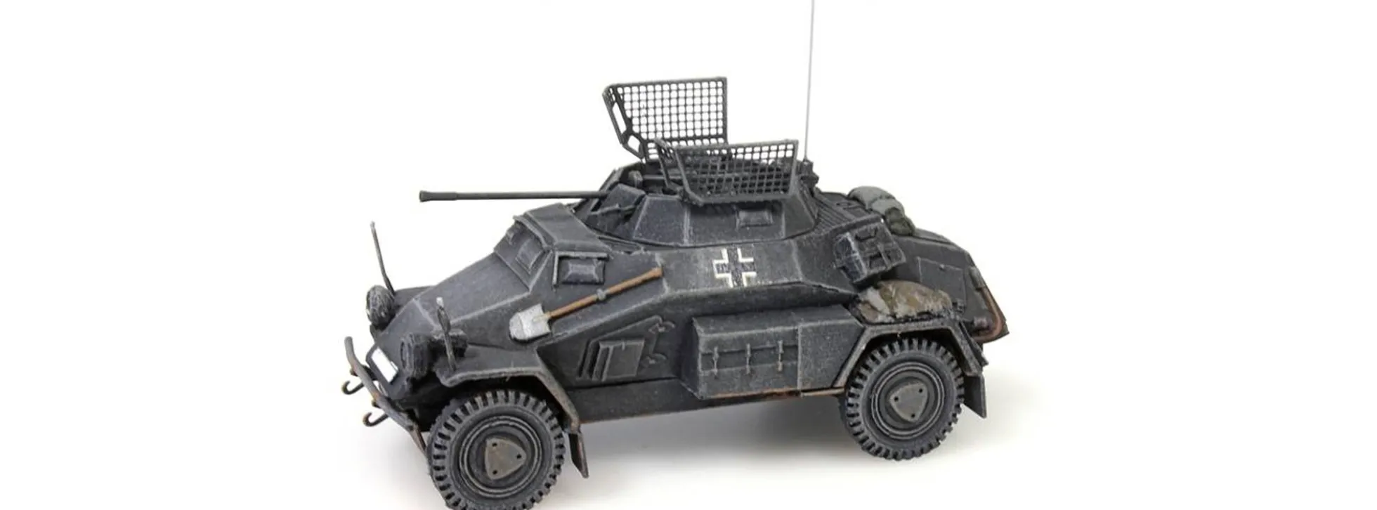 Artitec 387.70-GR WM Sdkfz 222 4-Rad 20 mm grau | Militärmodell 1:87