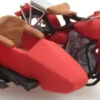 Artitec 387.29 Harley Davidson WLA Liberator mit Beiwagen rot | Motorradmodell 1:87