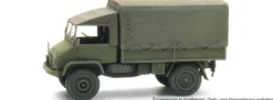 Artitec 6870782 MB Unimog 404s Pritsche geschlossener Pritschenwagen | Militärmodell 1:87
