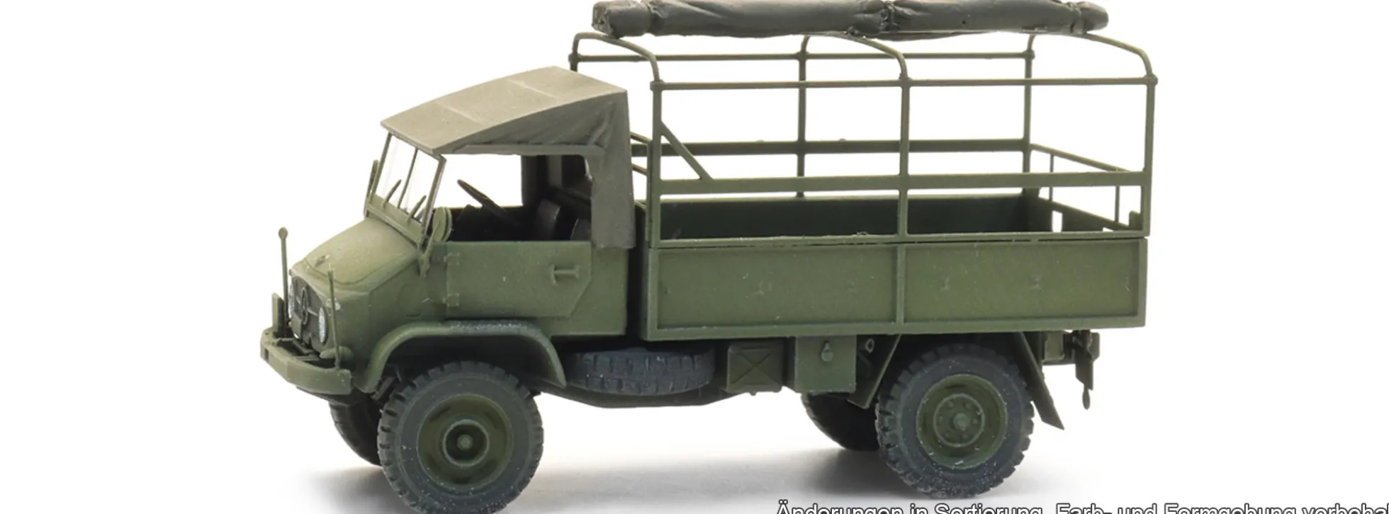 Artitec 6870781 MB Unimog 404s Pritsche offener Pritschenwagen | Militärmodell 1:87