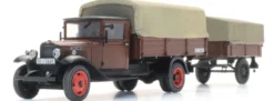 Artitec 387.628 Opel Blitz 6 Prischenwagen und Anhänger mit Plane | LKW-Modell 1:87