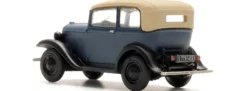 Artitec 312.046 Opel P4 - blau | Geschlossenes Verdeck | Modellauto 1:120