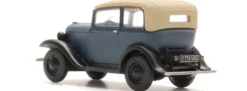 Artitec 316.137 Opel P4 Dach geschlossen blau | Modellauto 1:160