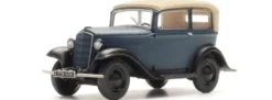Artitec 316.137 Opel P4 Dach geschlossen blau | Modellauto 1:160