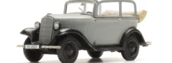 Artitec 316.138 Opel P4 Dach offen grau | Modellauto 1:160