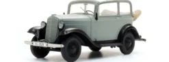 Artitec 387.647 Opel P4 - grau | Offenes Verdeck | Modellauto 1:87