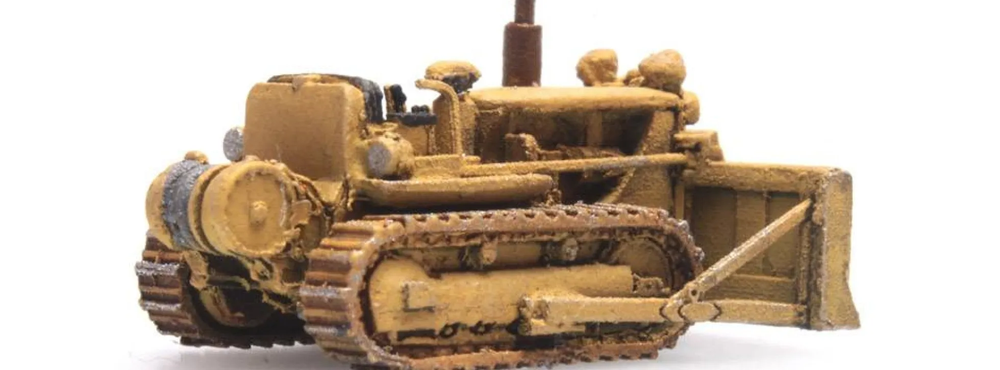 Artitec 322.019 Planierraupe D7 gelb | Baumaschinenmodell 1:220
