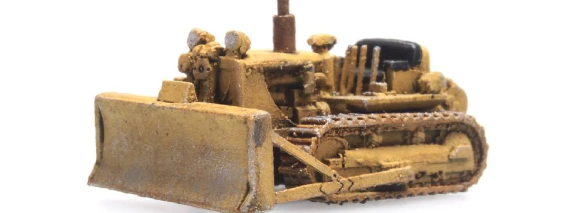 Artitec 322.019 Planierraupe D7 gelb | Baumaschinenmodell 1:220