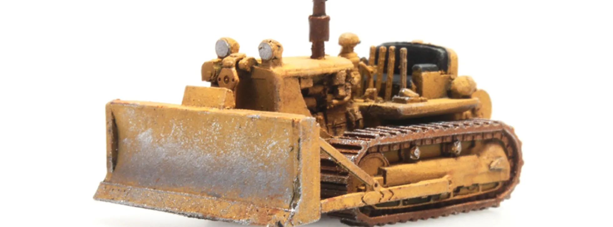 Artitec 316.064 Planierraupe D7 gelb | Baumaschinenmodell 1:160