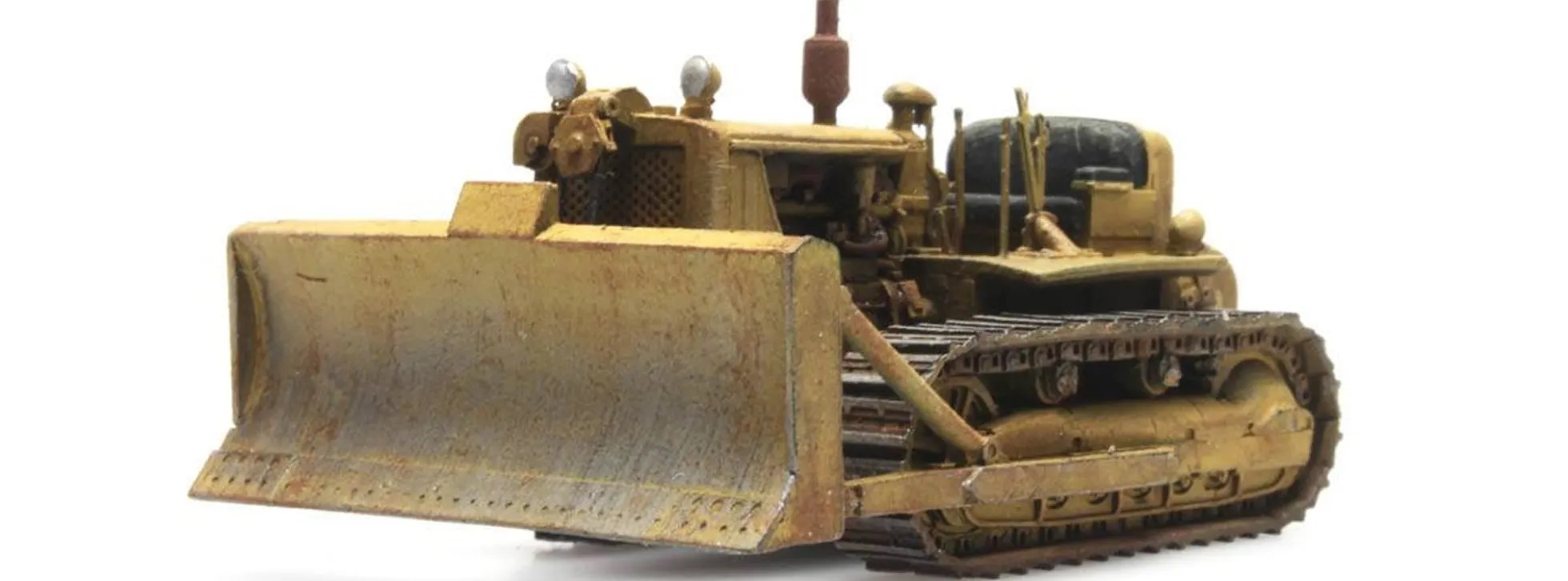 Artitec 387.339 Planierraupe D7 gelb | Baumaschinenmodell 1:87