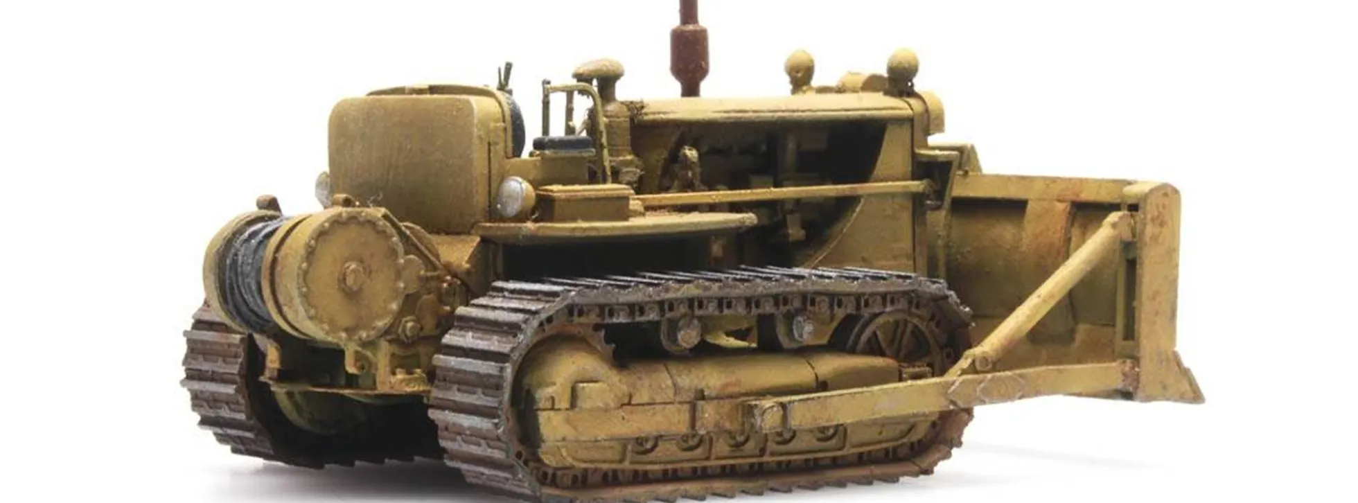 Artitec 387.339 Planierraupe D7 gelb | Baumaschinenmodell 1:87
